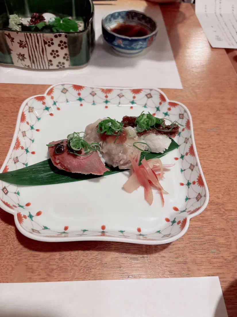 鹿・猪・熊のジビエのお寿司